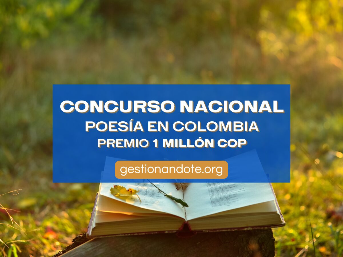 Participa en Concurso Nacional de Poesía y Gana $1 Millón COP